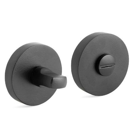 JUEGO MULETILLA DESBLOQUEO ZAMAK 50X10 CROMO CEPILLADO, NEGRO ACABADO NEGRO