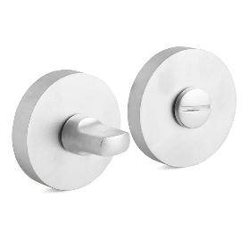 JUEGO MULETILLA DESBLOQUEO ZAMAK 50X10 CROMO CEPILLADO, NEGRO ACABADO CROMO CEPILLAD