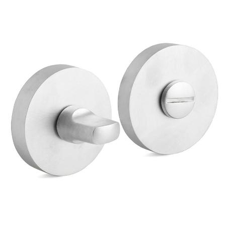 JUEGO MULETILLA DESBLOQUEO ZAMAK 50X10 CROMO CEPILLADO, NEGRO ACABADO CROMO CEPILLAD