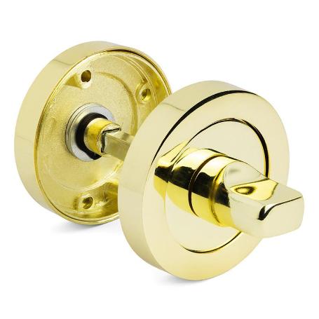 JUEGO MULETILLA DESBLOQUEO ZAMAK Ø50X10MM CUERO Y PULIDO BRILLO ACABADO PULIDO BRILLO