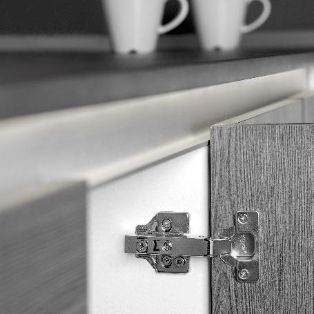 EMUCA LOTE DE 20 BISAGRAS RECTAS X92N Y SUPLEMENTOS PARA ATORNILLAR, ACERO, NIQUELADO