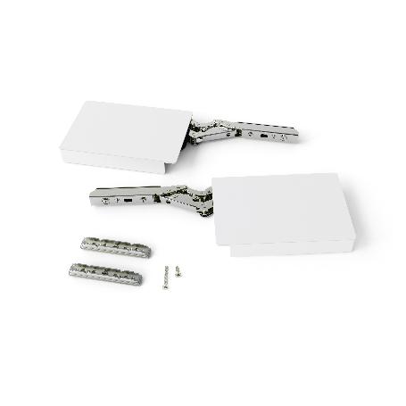 EMUCA COMPÁS PARA PUERTAS ELEVABLES ALTIUS LIFT, FUERZA 1100-2900 (MEDIUM=M), ACERO Y PLÁSTICO, BLANCO