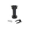 EMUCA LOTE DE 10 KITS DE PIES NIVELADORES PARA MUEBLE BONE, CON BASE PREMONTADA, ALTURA 120MM, REGULABLE 118-135MM,