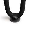 EMUCA LOTE DE 4 PATAS HAIRPIN DE 2 VARILLAS PARA MESA, ALTURA 400MM, ACERO, PINTADO NEGRO