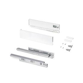 EMUCA CAJÓN EXTERIOR PROTONE 30KG CON GUÍAS DE EXTRACCIÓN TOTAL Y CIERRE SUAVE, ALTURA 93MM, PROFUNDIDAD 400MM, ACE