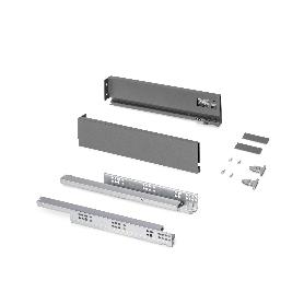 EMUCA CAJÓN EXTERIOR PROTONE 30KG CON GUÍAS DE EXTRACCIÓN TOTAL Y CIERRE SUAVE, ALTURA 93MM, PROFUNDIDAD 400MM, ACE