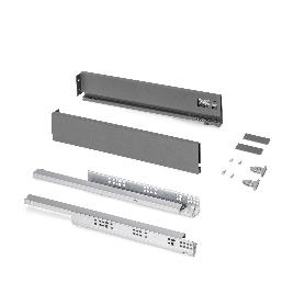 EMUCA CAJÓN EXTERIOR PROTONE 30KG CON GUÍAS DE EXTRACCIÓN TOTAL Y CIERRE SUAVE, ALTURA 93MM, PROFUNDIDAD 500MM, ACE