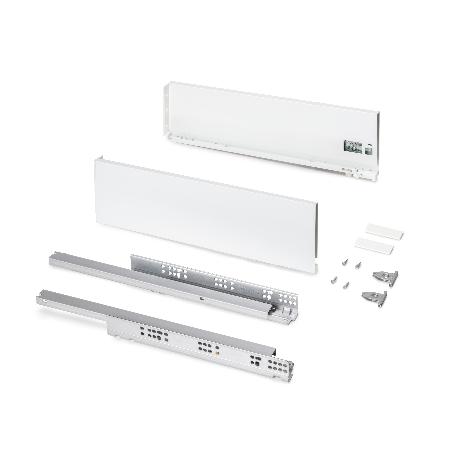 EMUCA CAJÓN EXTERIOR PROTONE 30KG CON GUÍAS DE EXTRACCIÓN TOTAL Y CIERRE SUAVE, ALTURA 131MM, PROFUNDIDAD 500MM, AC