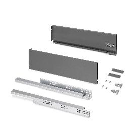 EMUCA CAJÓN EXTERIOR PROTONE 30KG CON GUÍAS DE EXTRACCIÓN TOTAL Y CIERRE SUAVE, ALTURA 131MM, PROFUNDIDAD 500MM, AC