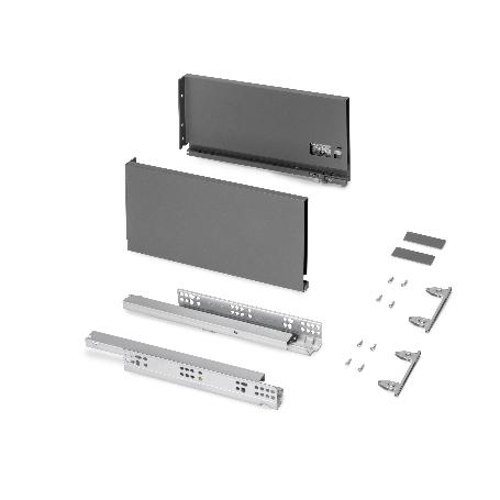 EMUCA CAJÓN EXTERIOR PROTONE 30KG CON GUÍAS DE EXTRACCIÓN TOTAL Y CIERRE SUAVE, ALTURA 178MM, PROFUNDIDAD 350MM, AC