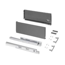 EMUCA CAJÓN EXTERIOR PROTONE 30KG CON GUÍAS DE EXTRACCIÓN TOTAL Y CIERRE SUAVE, ALTURA 178MM, PROFUNDIDAD 450MM, AC