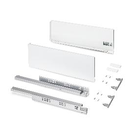 EMUCA CAJÓN EXTERIOR PROTONE 30KG CON GUÍAS DE EXTRACCIÓN TOTAL Y CIERRE SUAVE, ALTURA 178MM, PROFUNDIDAD 500MM, AC