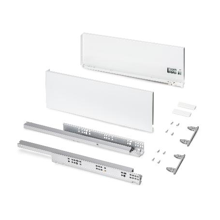 EMUCA CAJÓN EXTERIOR PROTONE 30KG CON GUÍAS DE EXTRACCIÓN TOTAL Y CIERRE SUAVE, ALTURA 178MM, PROFUNDIDAD 500MM, AC