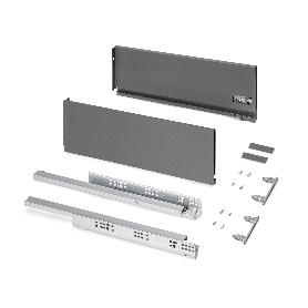 EMUCA CAJÓN EXTERIOR PROTONE 30KG CON GUÍAS DE EXTRACCIÓN TOTAL Y CIERRE SUAVE, ALTURA 178MM, PROFUNDIDAD 500MM, AC