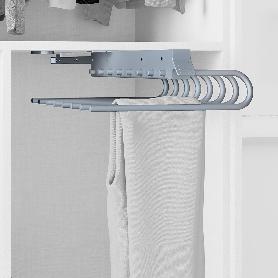 EMUCA PANTALONERO EXTRAÍBLE, DERECHA, ACERO Y PLÁSTICO, PINTADO ALUMINIO