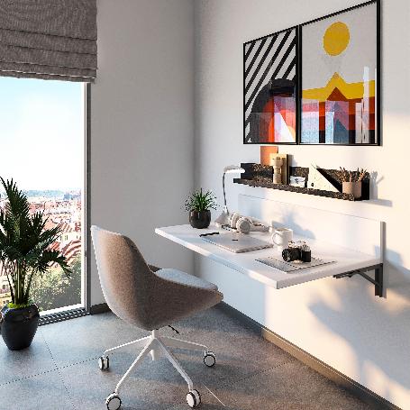 EMUCA JUEGO DE SOPORTES PLEGABLES PARA ESTANTE, LONGITUD 403MM, ACERO, PINTADO NEGRO