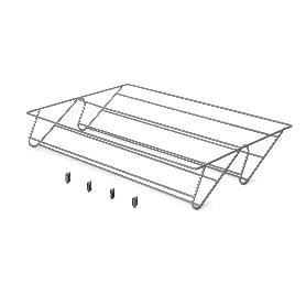 EMUCA CAJÓN ZAPATERO PARA ARMARIOS Y VESTIDORES QUARTZ, 540 (M70), ACERO, TITANIO