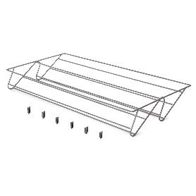 EMUCA CAJÓN ZAPATERO PARA ARMARIOS Y VESTIDORES QUARTZ, 740 (M90), ACERO, TITANIO