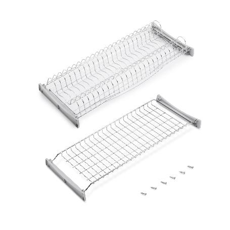 EMUCA ESCURREPLATOS PARA MÓDULOS ALTOS SUPRASTAR, MÓDULO 700MM, ACERO, CROMADO