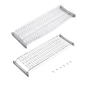 EMUCA ESCURREPLATOS PARA MÓDULOS ALTOS SUPRASTAR, MÓDULO 800MM, ACERO, CROMADO