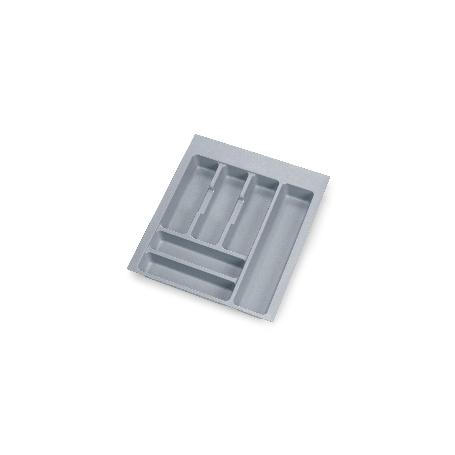 EMUCA CUBERTERO OPTIMA PARA CAJÓN UNIVERSAL, MÓDULO 450MM, PLÁSTICO, GRIS
