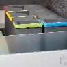EMUCA KIT DE CONTENEDORES DE RECICLAJE PARA CAJÓN DE COCINA CON BASE RECYCLE ALTURA 216MM, 2X12LITROS, 2X6LITROS, M