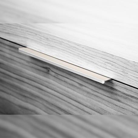 EMUCA LOTE DE 10 TIRADORES PARA MUEBLE PICANYA, L198MM, INTEREJE 128MM, ALUMINIO, ANODIZADO MATE