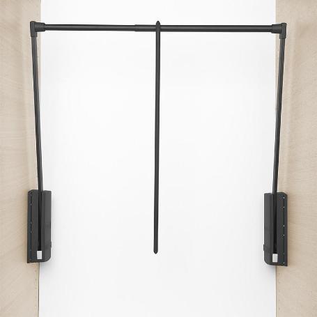 PERCHERO SERVETTO 2004 440-1100MM ACABADO GRAFITO EXT.PERCHERO 600-1000 MM (CAJA 6)