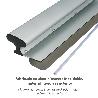 LLANA ALUMINIO / ACERO INOXIDABLE PARA YESO 50 CM.