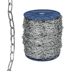 CADENA EN ROLLO ZINCADA  4 MM.(ROLLO 84 METROS)