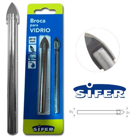 SIFER BROCA PARA CRISTAL Ø12 MM