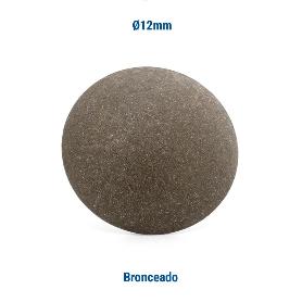TACHUELA LISA HIERRO Ø12 ACABADO BRONCE (CAJA 5000)