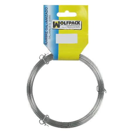 ALAMBRE GALVANIZADO (ROLLO 500 GRAMOS/ 65 METROS) Nº 5/1,0 MM.