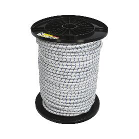 CUERDA ELÁSTICA FORRADA    8 MM. ROLLO DE 100 METROS