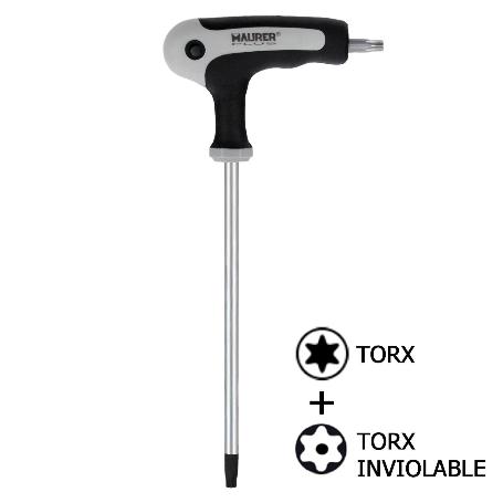 LLAVE TORX MAURER CON MANGO T T07 INVIOLABLE