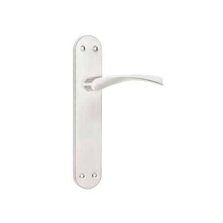 MANILLA ALUMINIO ZEUS 241X45 NIQUEL SATINADO