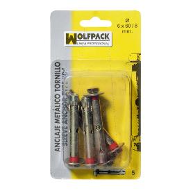 ANCLAJE METÁLICO TORNILLO 10X100/12 MM. (2 PIEZAS)