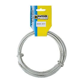 ALAMBRE PLASTIFICADO (ROLLO 10 METROS) BLANCO Nº 16 / 2.7 MM.