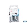 BLÍSTER DE 6 UDS. DIN-933 M-6X40 ZINC VENTA UNITARIA