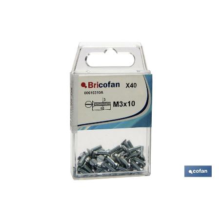 BLÍSTER DE 16 UDS. DIN-963  M-4X20 VENTA UNITARIA