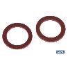 ARANDELA DE FIBRA ROJA M-13 X 18 X 1,5   CAJA 100 UNID.