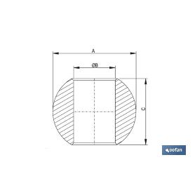 BLÍSTER DE 20 UDS. ALCAYATA ROSCADA 17X40 VENTA UNITARIA