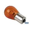 LÁMPARA COFAN 1 POLO ÁMBAR DESCENTRADA PY21W (BAU15S) 12V VENTA UNITARIA