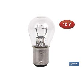 LÁMPARA COFAN 2 POLOS P21/5W (BAY15D) 12V VENTA UNITARIA