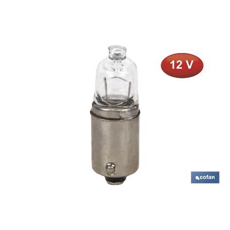 LÁMPARA HALÓGENA COFAN MINI H-6 W 12 V   CAJA 10 UNID.