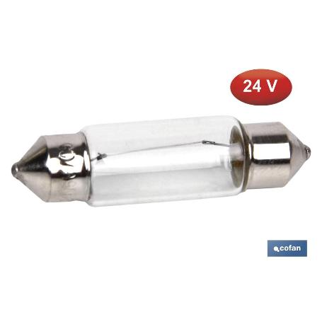 LÁMPARA COFAN PLAFONIER C5W (11X38) 24V VENTA UNITARIA