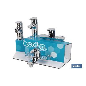 KIT DE GRIFERÍA + EXPOSITOR MODELO RIFT