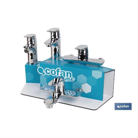 KIT DE GRIFERÍA + EXPOSITOR MODELO RIFT