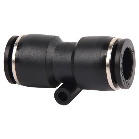 EMPALME RAPIDO RECTO PLASTICO T-4   CAJA 10 UNID.