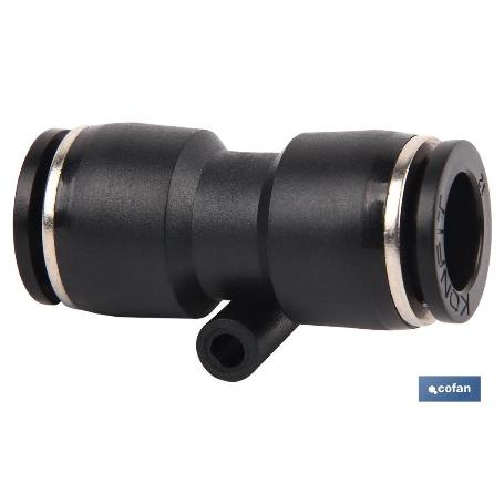 EMPALME RAPIDO RECTO PLASTICO T-16 VENTA UNITARIA